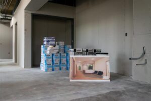 Photo of preview of renovated space at UW-Parkside