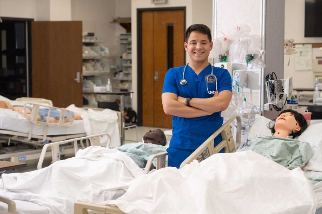 Photo of UWEC nursing grad Aaron Shue