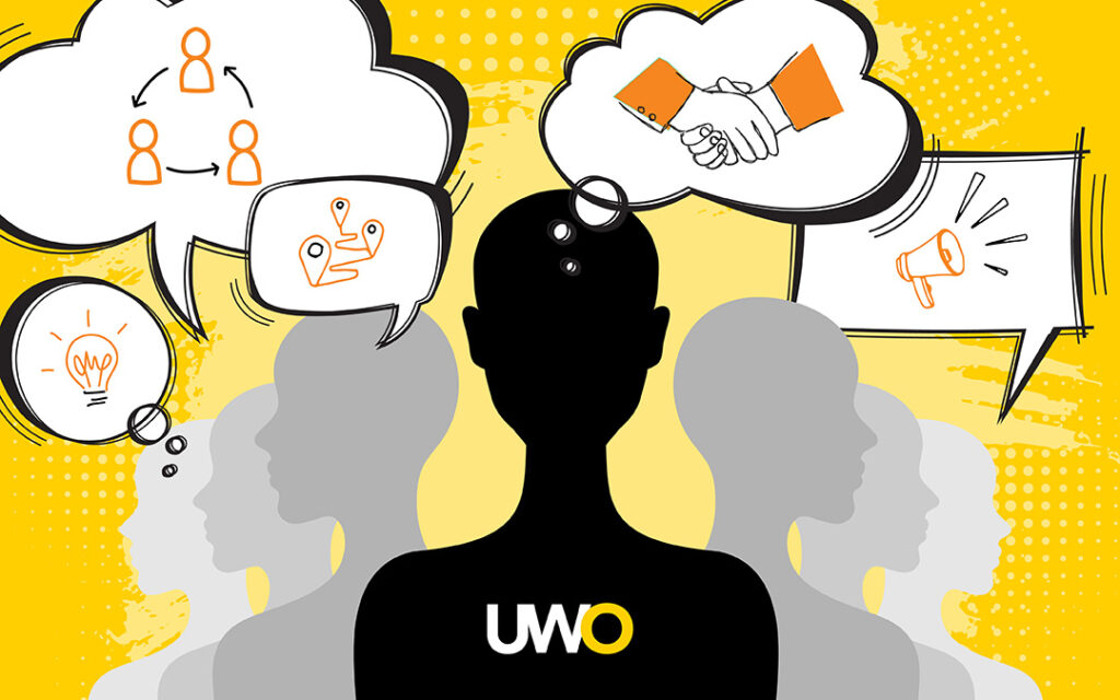 Graphic of UWO civic engagement