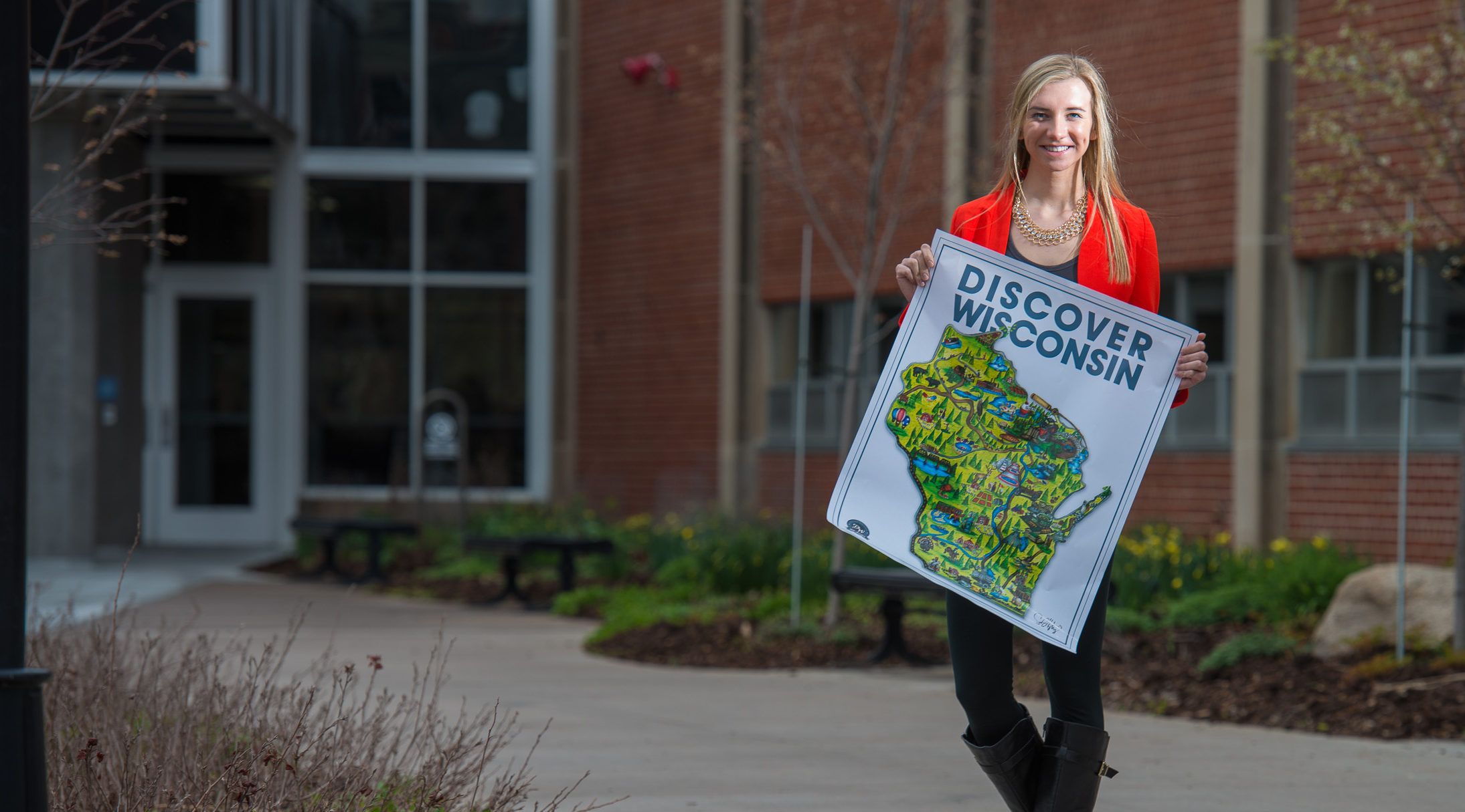 Blugold creates map to celebrate all things Wisconsin