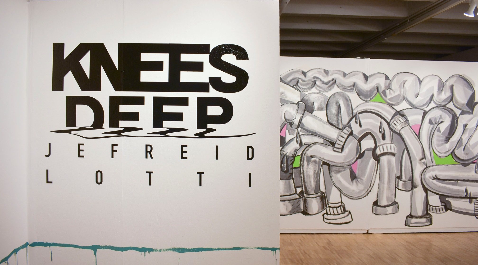 See the UW-Green Bay Lawton Gallery ‘Knees Deep’ exhibition through photos