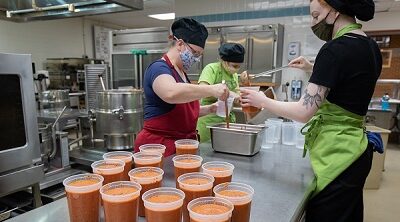 UW-Stevens Point dietetics students use their kitchen skills to connect with the community