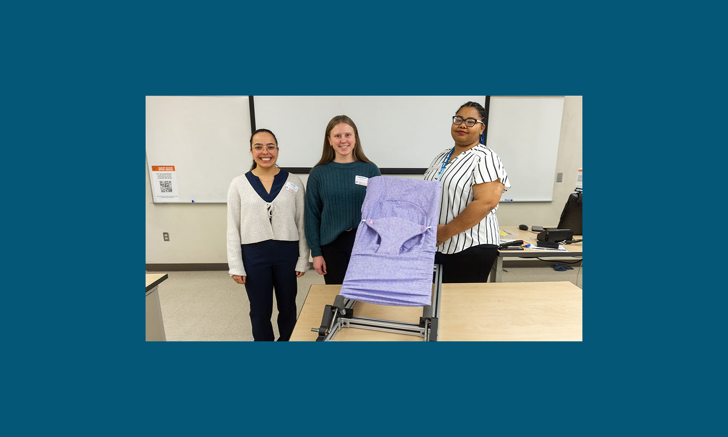 Gentle Jumps: UW-Platteville engineering students craft a life-changing toddler’s chair