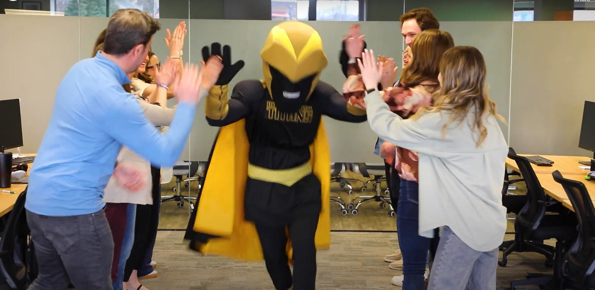 Clash the Titan takes Main Street: UW-Oshkosh highlights deep alumni connections