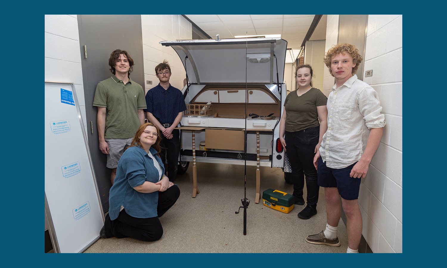 Camp-Inn kitchen comfort: Industrial design students develop travel trailer solutions