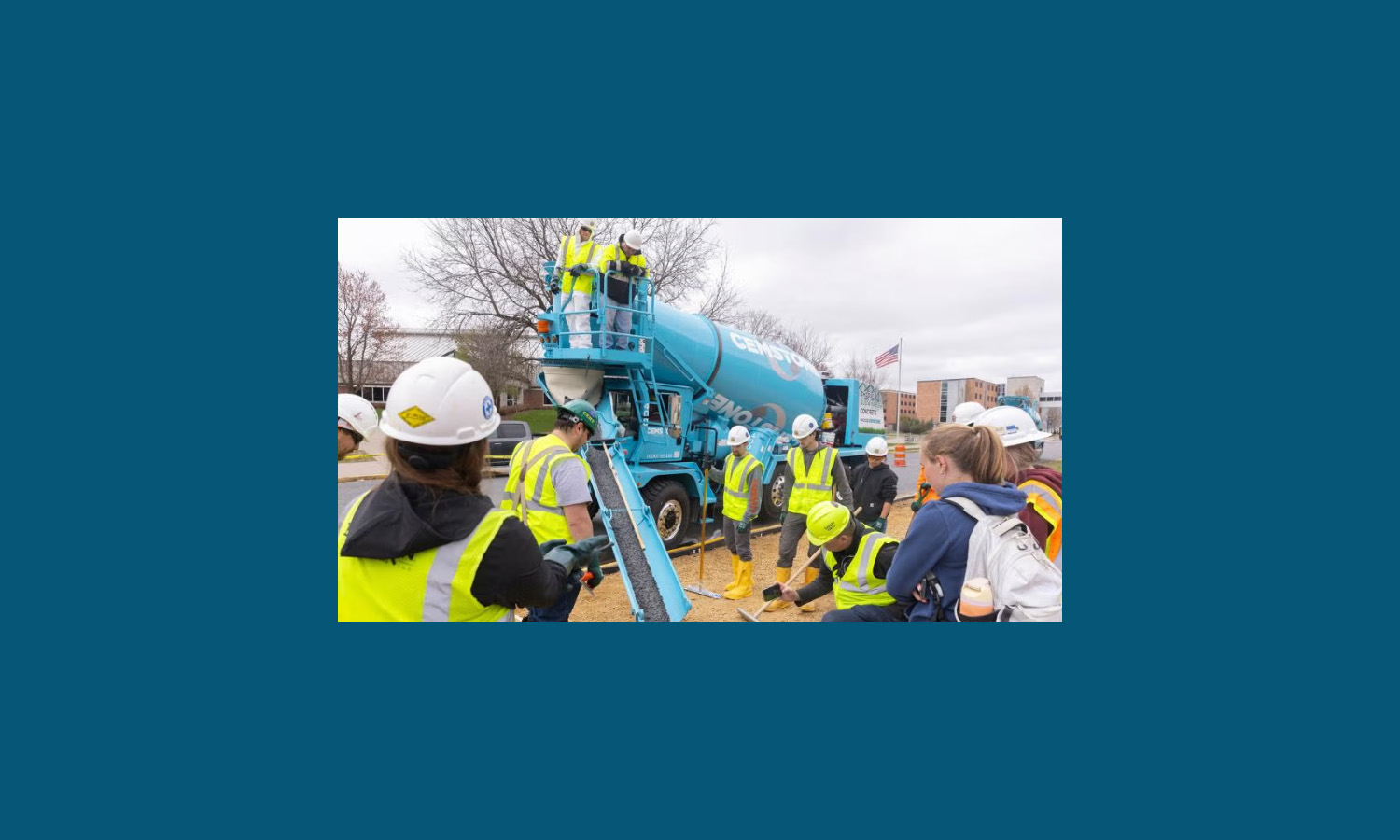 Solid success: UW-Stout faculty, student project focuses on low-carbon concrete