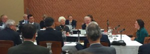 Quattrucci addresses the Board of Regents at its Dec. 5 meeting in Madison